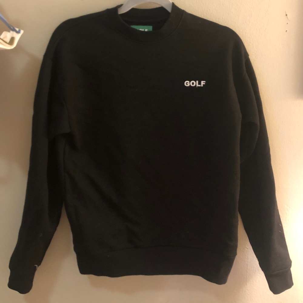 GOLF WANG black crewneck sweater